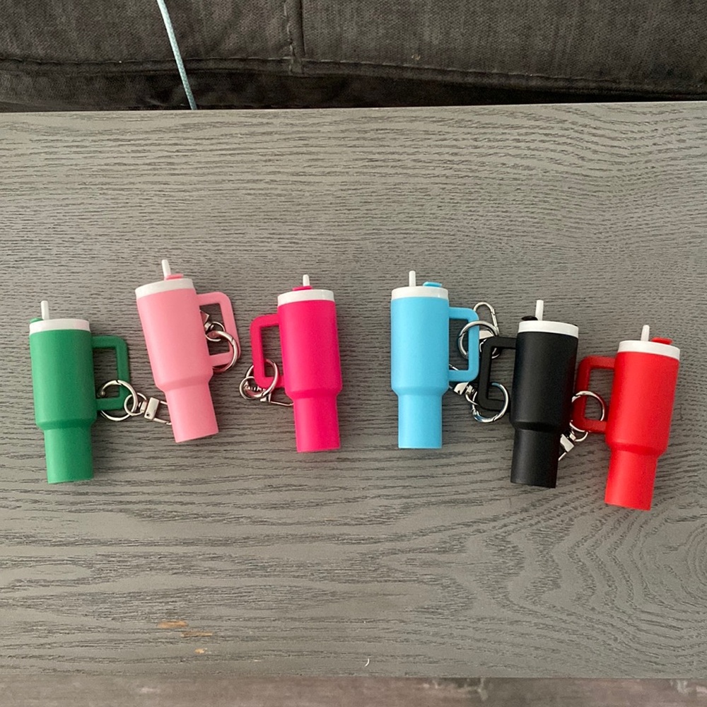 “Stanley Cup” Keychains with Inside Compartment